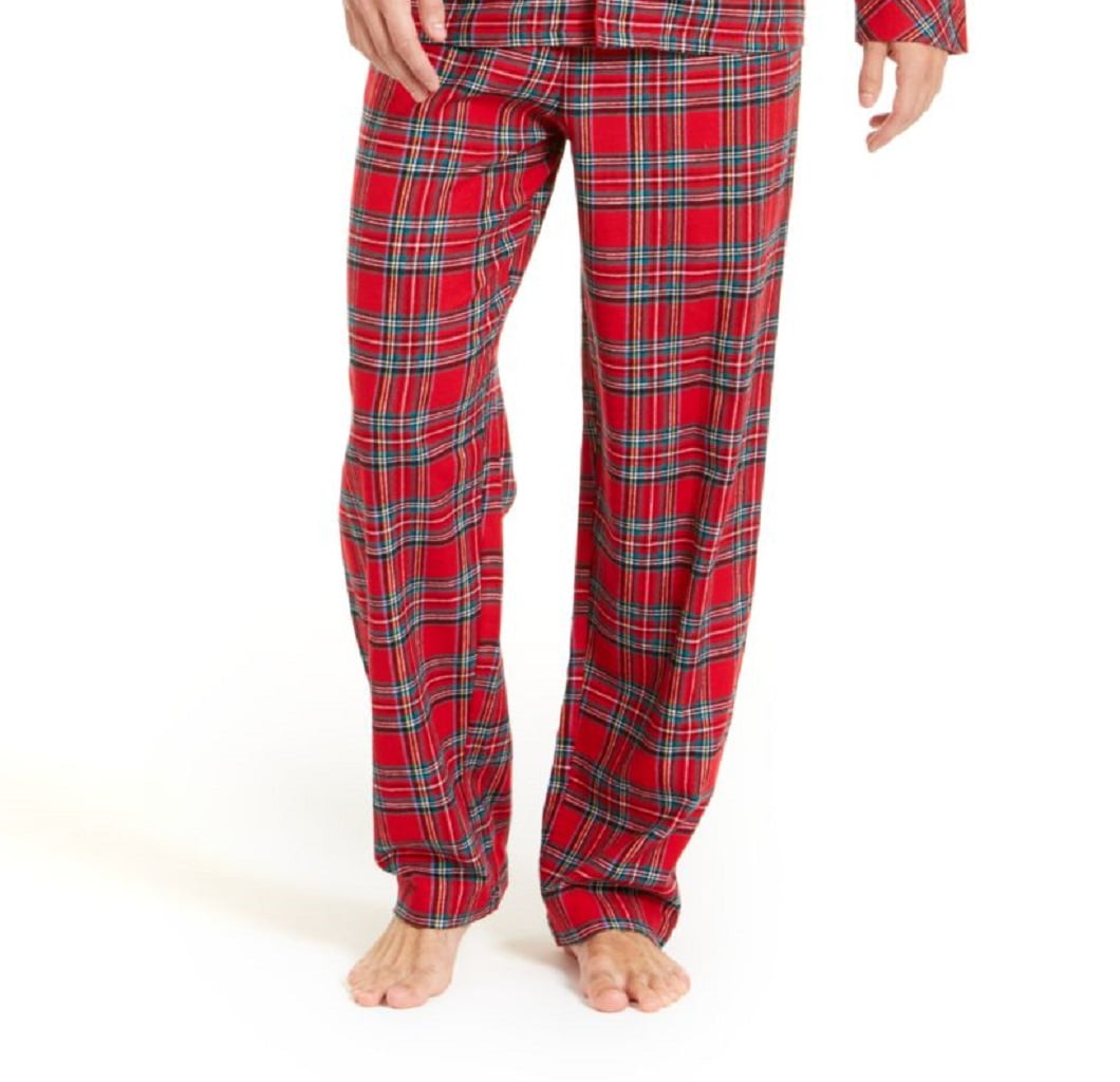 Family Pajamas Mens Brinkley Plaid Pajamas Large