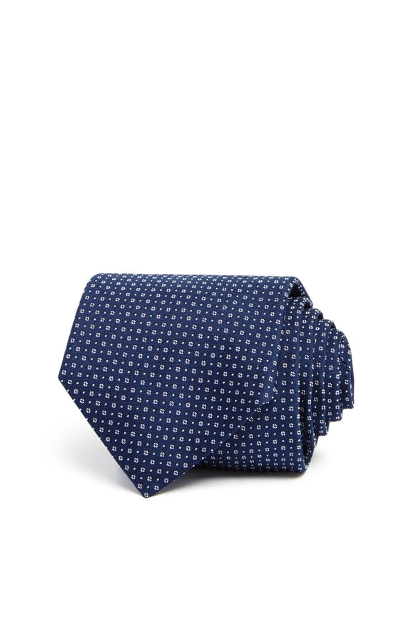 designer Micro Circles Dot Neat Skinny Tie Mens,Navy,One Size