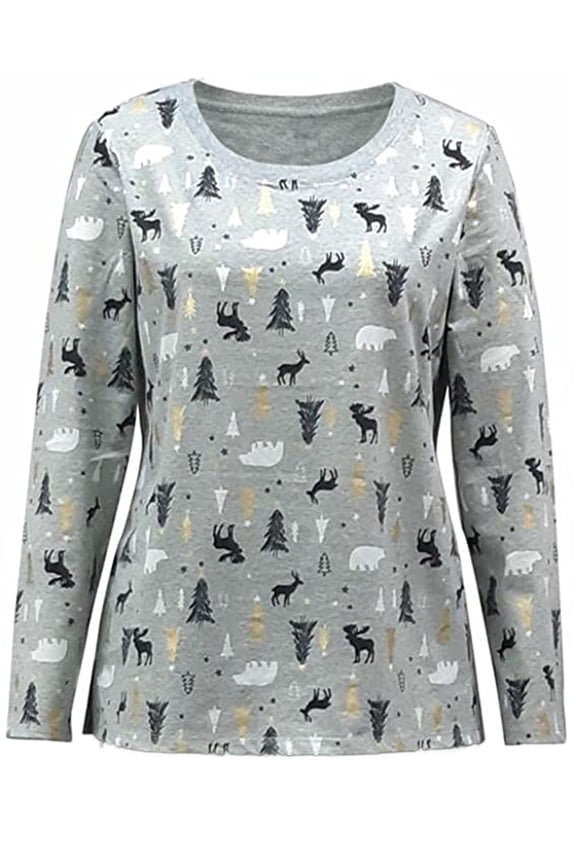 designer Womens Matching Woodland Print Top