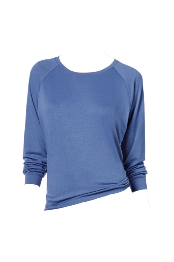 designer brand Womens Long Sleeve Scoop Neckline Top,Morrocan Tile,X-Large