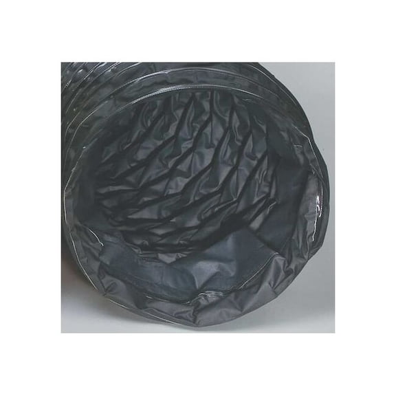 Allegro Industries Statically Conductive Duct,25 ft.,Black 9650-25EX