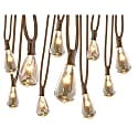 13-Foot Brown Cord Warm White Edison Bulb String Lights