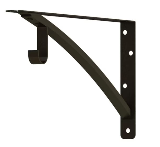 allen + roth Hartford Oil-rubbed bronze Closet Wall Brackets - Walmart.com