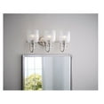 thumbnail image 1 of allen + roth Littleton 22.2-Inches 3 -Light Brushed Nickel Traditional Vanity light, 1 of 9