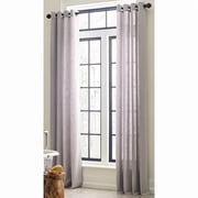 allen + roth Logan 84-Inch Grey Light Filtering Grommet Curtain Panel