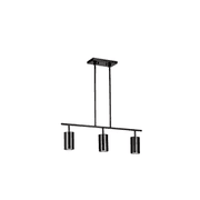 allen + roth Mason 25.62-in 3 -Light Matte black dimmable GU10 pin base Traditional Track Bar