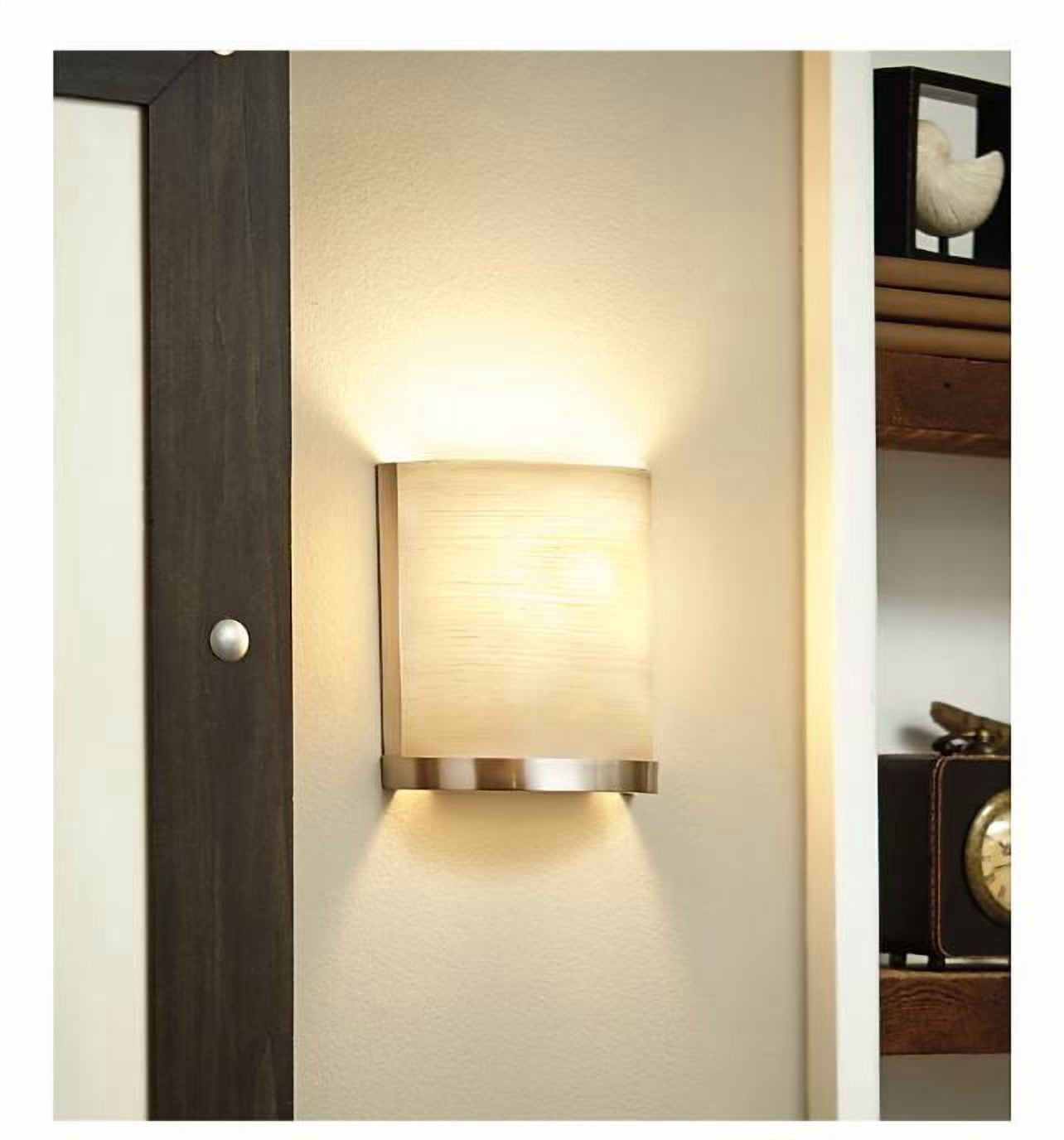 allen + roth Merington 6.5-in 1-Light Brushed Nickel Transitional ...
