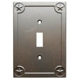 thumbnail image 1 of allen + roth Texas Star 1-Gang Rust Zinc Indoor Toggle Wall Plate, 1 of 3