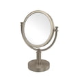 thumbnail image 1 of allied brass dm-4d/2x 8 inch vanity top 2x magnification make-up mirror, antique pewter, 1 of 5