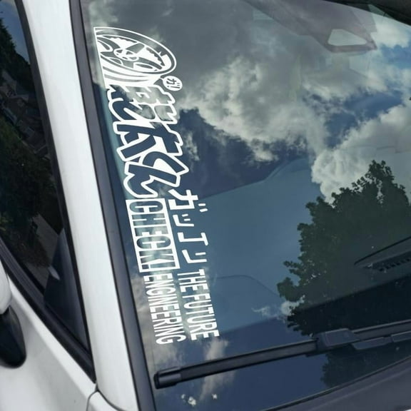 alloy wheels The future engineering Check! Vinyl Decal Sticker Bumper Window UV & Water Resistance Banner 21" perfect fit for windshield Low life