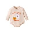 thumbnail image 1 of allshope Baby Halloween Romper Cute Ghost with Lantern Print Long Sleeve Round Neck Bodysuit Newborn Clothes, 1 of 6