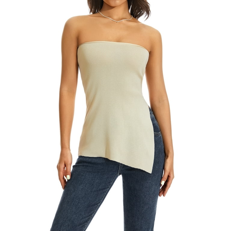 Street Elegant Hollow Out Slit Irregular O Neck Sleeveless Two Pieces Street Elegant Hollow Out Slit Irregular O Neck Sleeveless Two Pieces