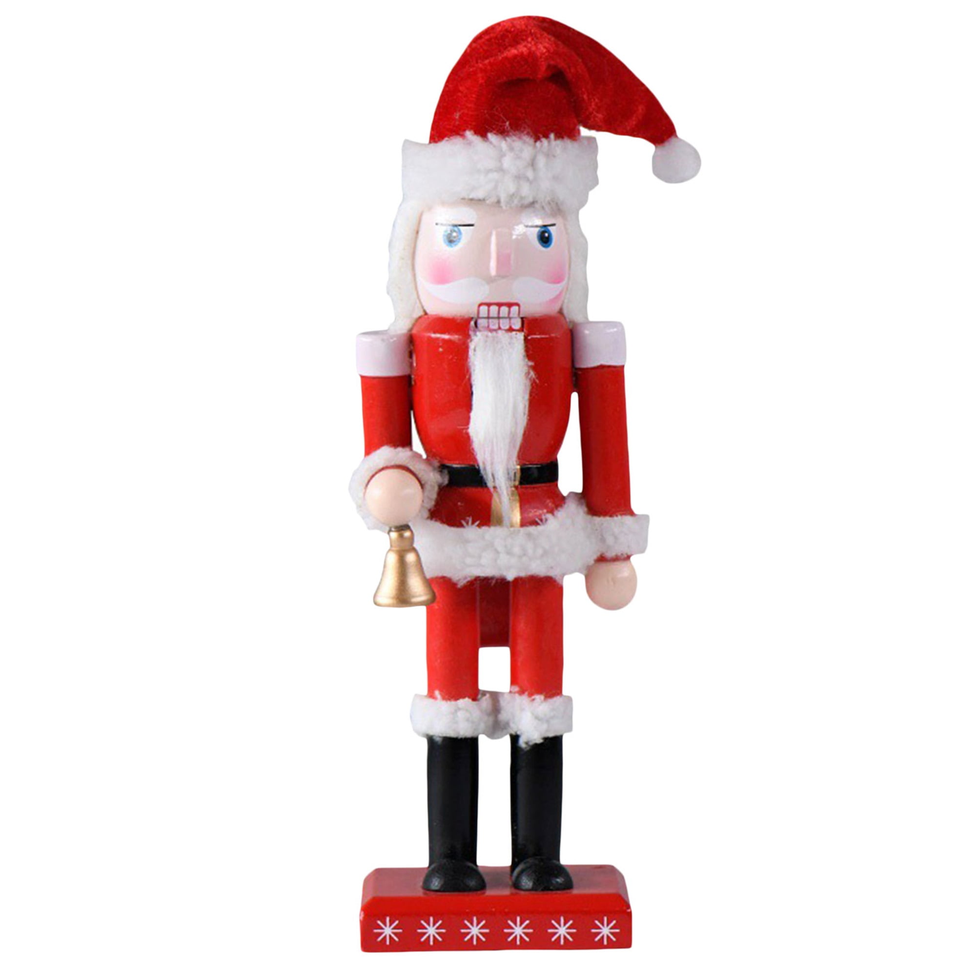 Nutcracker Ornament Christmas Wooden King/ Santa Claus