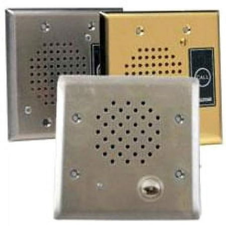 Durable Flush Mount Brushed Stainless Steel Plate with Call Button and LED