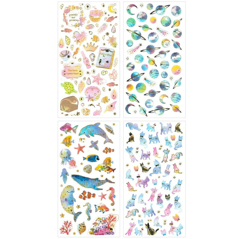 allydrew 3D Epoxy Stickers for Scrapbooking, Journal, Planner 