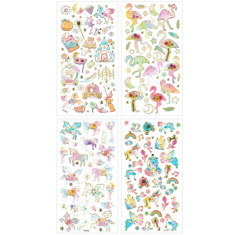 allydrew 3D Epoxy Stickers for Scrapbooking, Journal, Planner 