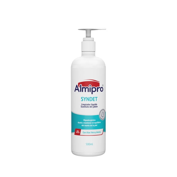 almipro Syndet Skin Cleanser | Soap-free Moisturizing Body Wash with Aloe Vera & Oatmeal for Dry, delicate, sensitive Skin | Dermatologist Recommended | Bottle 16.9 fl. oz.