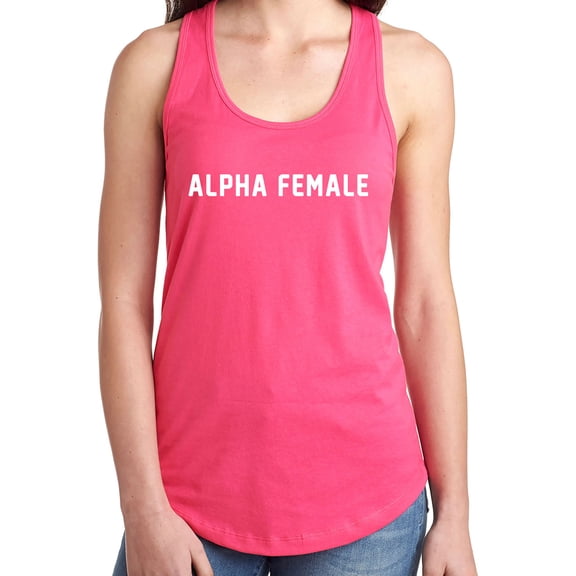alpha female Racerback Tank