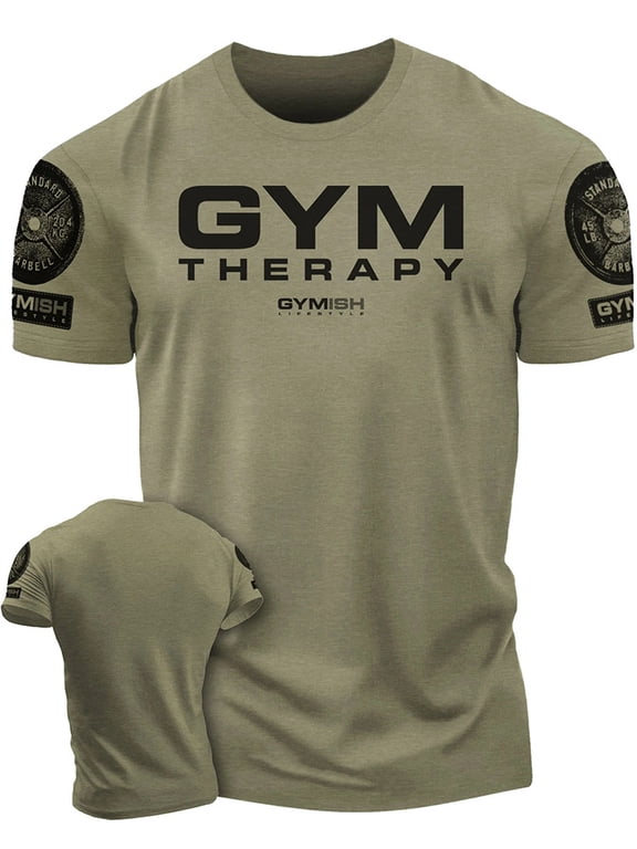 Men's Skull Lift Heavy Gym T-Shirt, Motivational Graphic Tee, Heavy Duty Cotton Beast Mode Fitness Shirt, Bodybuilding Powerlifting Weightlifting T-Shirt Short Sleeve Active Workout Top
