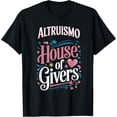 thumbnail image 1 of altruismo house T-Shirt men and women can wear,black,white,creative gift, 1 of 4