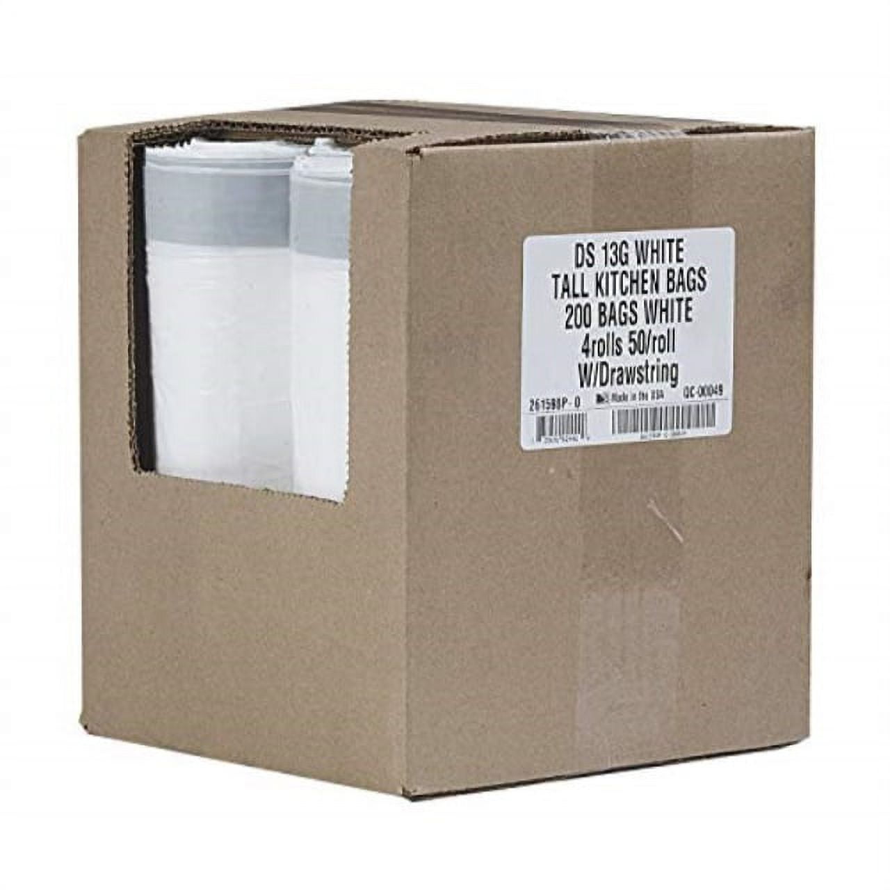 Aluf Plastics 8 Gal. 0.7 Mil White Trash Bags 22 in. x 22 in. Pack of 200  for Home, Kitchen, Bathroom and Office - Yahoo Shopping