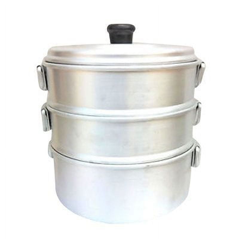 aluminium momos steamer,no 10,capacity 2.735 litrs, having