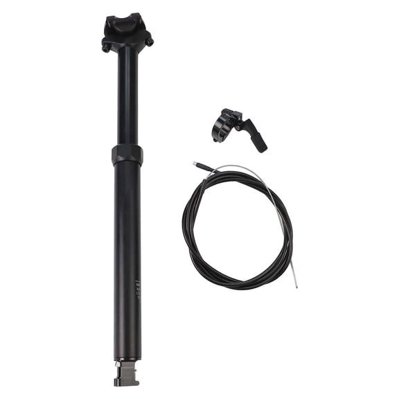 aluminum Alloy Telescopic Dropper Seatpost 30.9mm with Internal Cable Routing for Mountain Bike Cycling Upgrade Black