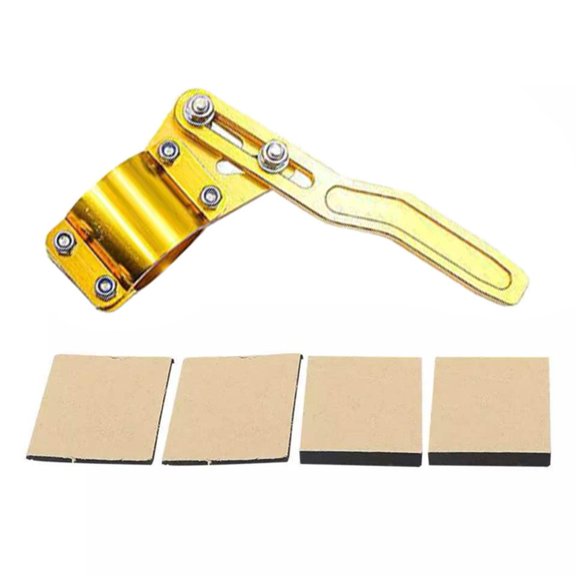 aluminum Car Turn Signal Lever Extender Adjustable Steering Wheel Control Rod Extension 30-100mm Fit for 18-28mm Stalks Secure Easy Install for Most Vehicles(gold)