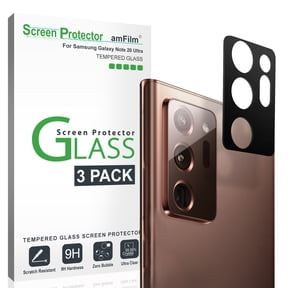 amFilm Galaxy Note 20 Ultra Back Camera Protector (3 Pack), Tempered Glass Film Screen Protector for Rear Camera Lens of Samsung Galaxy Note 20 Ultra (2020)