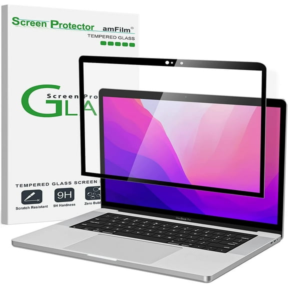 amFilm MacBook Pro 13 Inch & MacBook Air 13 Inch tempered glass screen protector