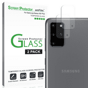 amFilm Samsung Galaxy S20 Plus Back Camera Lens Tempered Glass Camera Protector (2 Pack)