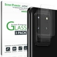 thumbnail image 1 of amFilm Samsung Galaxy S20 Ultra Back Camera Lens Tempered Glass Screen Protector (3 Pack), 1 of 5