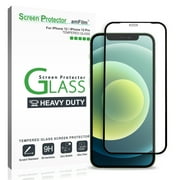 amFilm Screen Protector for iPhone 12 and 12 Pro (6.1"), Tempered Glass Heavy Duty Film for Apple iPhone 12 Pro and 12 (2020)
