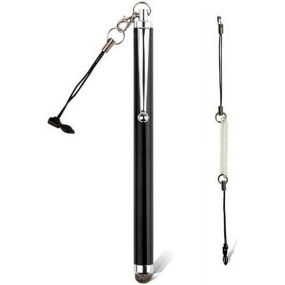 amPen Hybrid Stylus for iPad | iPhone | Samsung Galaxy Phones/Tablets (Black)