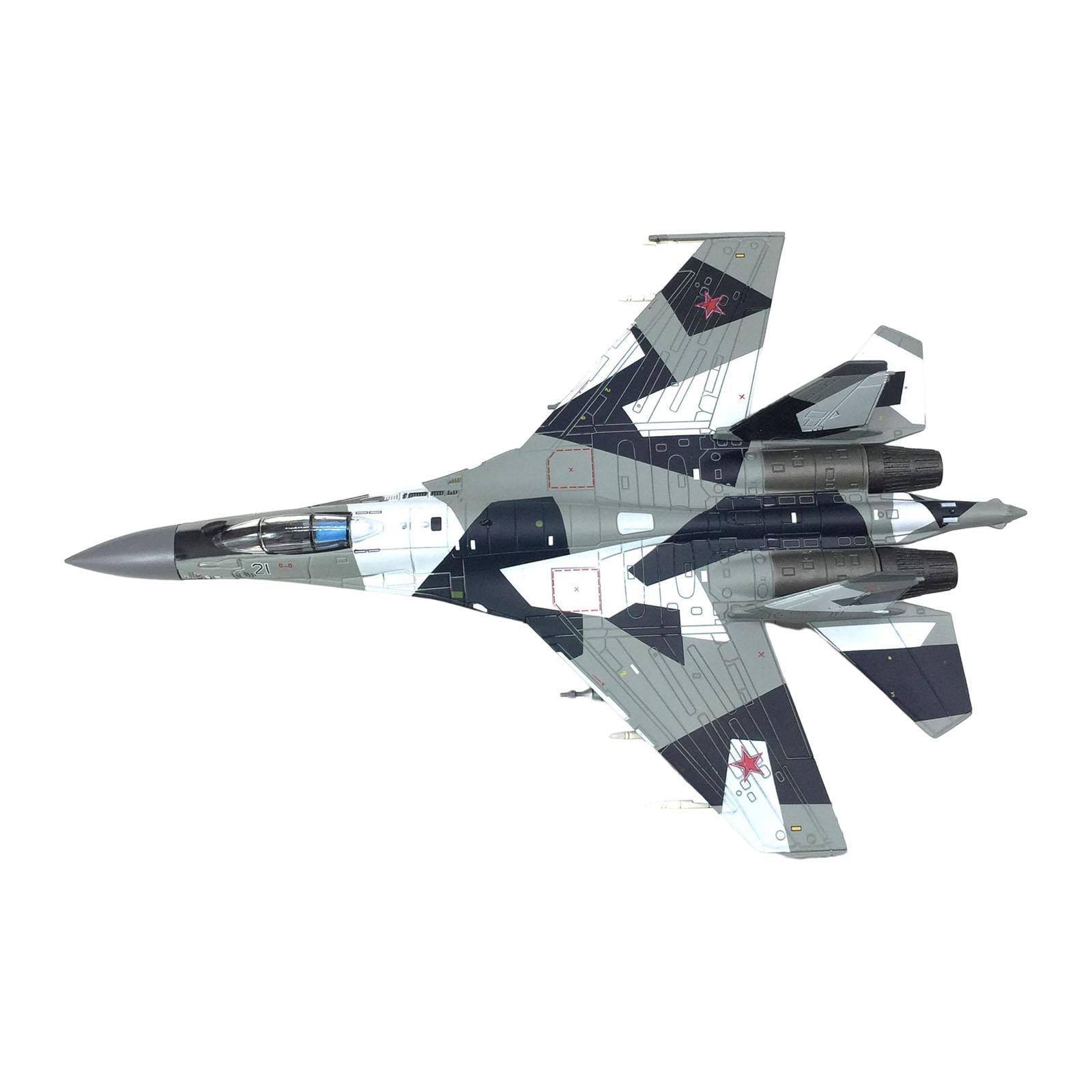 amagogo 1/100 Russian SU35 Fighter Alloy Diecast Plane Kids toys Model Kids Toys Fighter