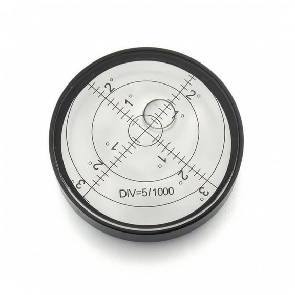 amagogo 1 Pack High-precision Bubble Level Circular Spirit Level with Degree Markings for Machinists Turntable Alignment