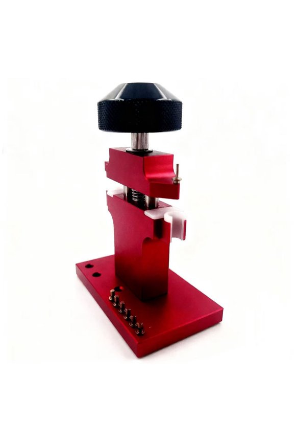 1 Watch Repair Tube Extractor Tool with Central Threaded Screw and Soft Cushion Jaws for Precise Watch Maintenance