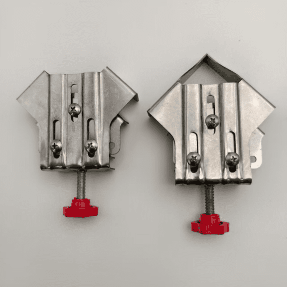 amagogo 2 Clamps Corner Clamp Heavy Duty Single-Handle 90 Vise Adjustable Triangle Design Frame Joiner for DIY Enthusiasts, Woodworkers, Cabinet Making