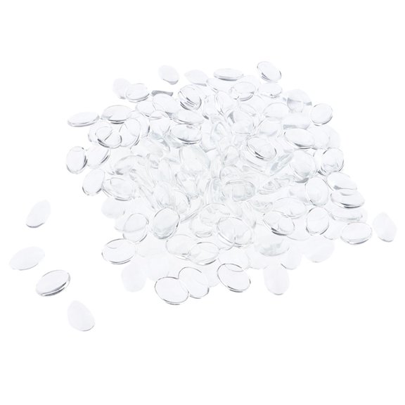 amagogo 200 Display Nails Art Polish Practice Color Chart Dome Charms Set