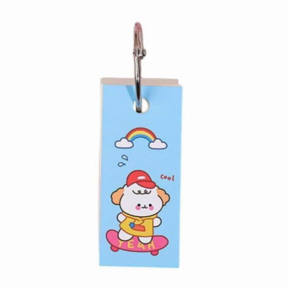 amagogo 2xBlank Index Note Cards Bookmark Memo Scratch Pads for Learning Notes Taking Teddy 2 Pcs