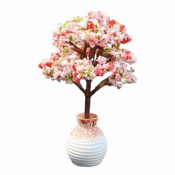 amagogo 2xCar Dashboard Ornament Artificial Bonsai Tree for Bedroom Desktop Decor Style D 2 Pcs