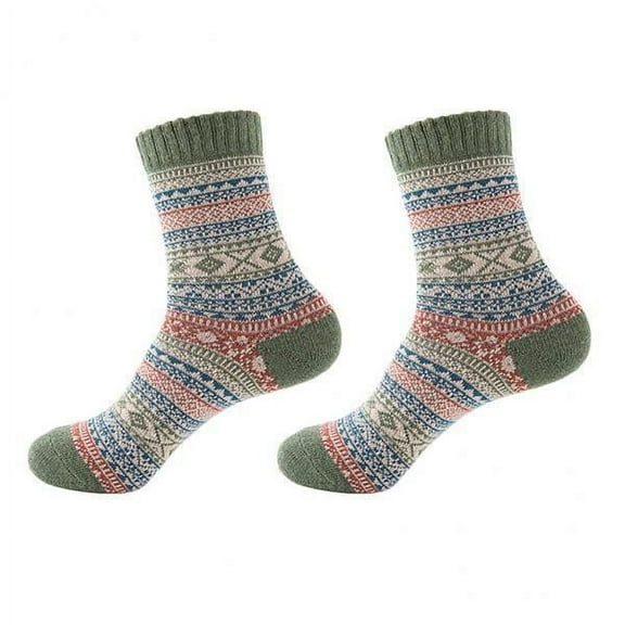 amagogo 3xMens Thick Winter Wool Socks Soft Warm Socks Casual Crew Socks Pcs