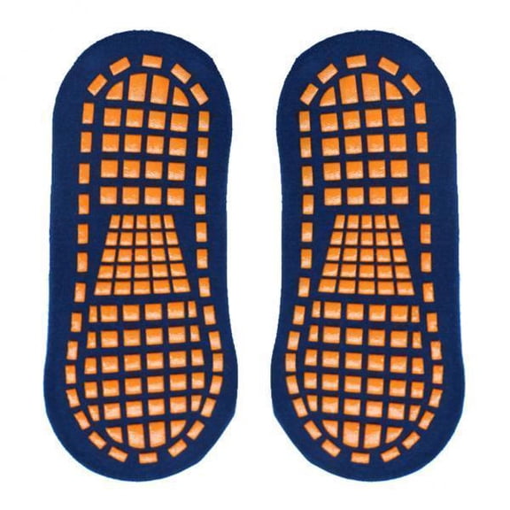 amagogo 5xNon-slip floor socks Navy