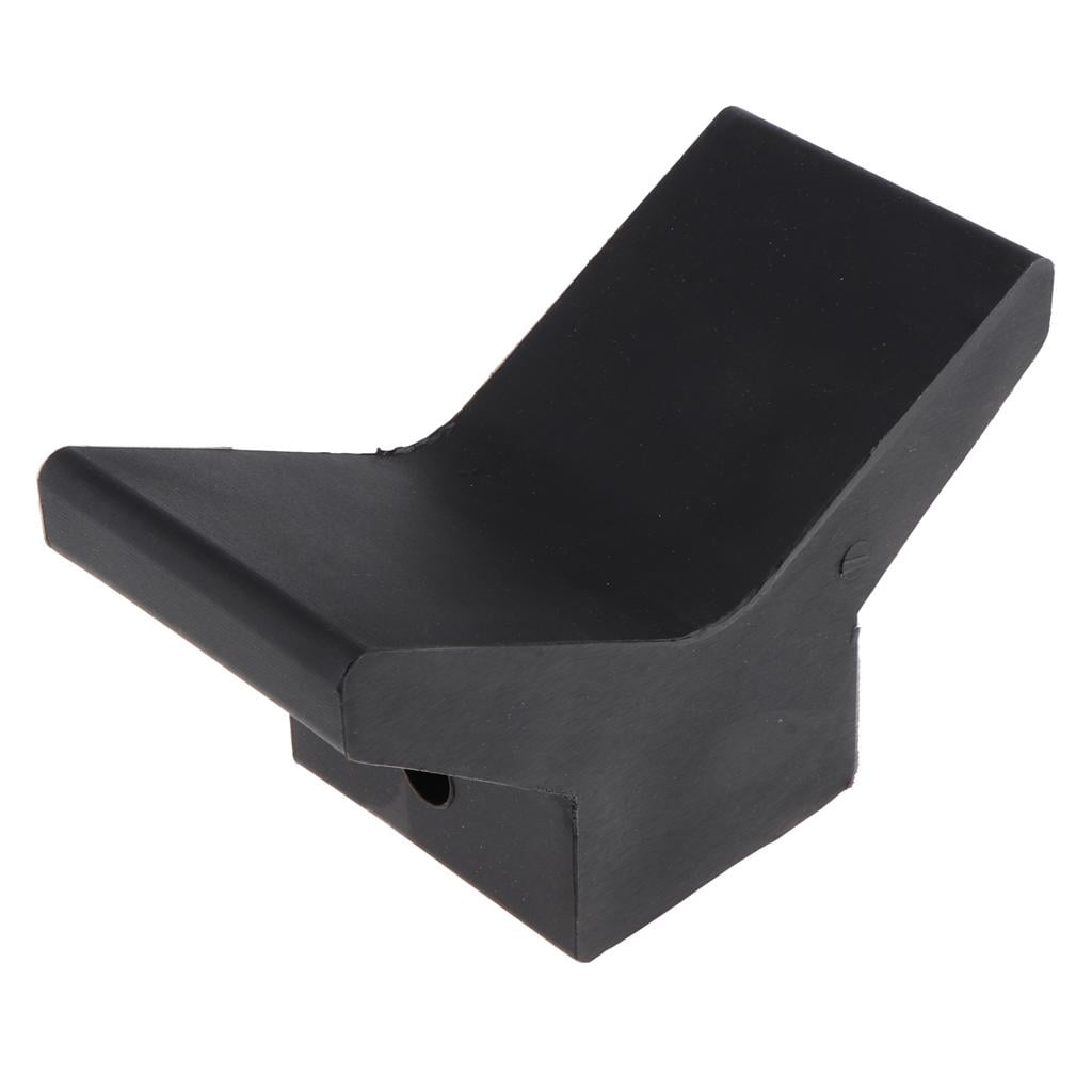Bitray V-Style Boat Trailer Bow Stop - Black Rubber Bow Guard For Loading & Towing Protection