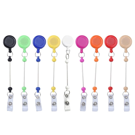 amagogo 9 Pieces Nursing Holders Retractable Nurses Week Gifts ID Name Holders