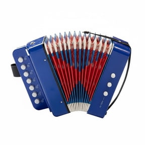 amagogo Accordion Children Mini 7 Key Compact ABS Durable for Beginners Music Lessons