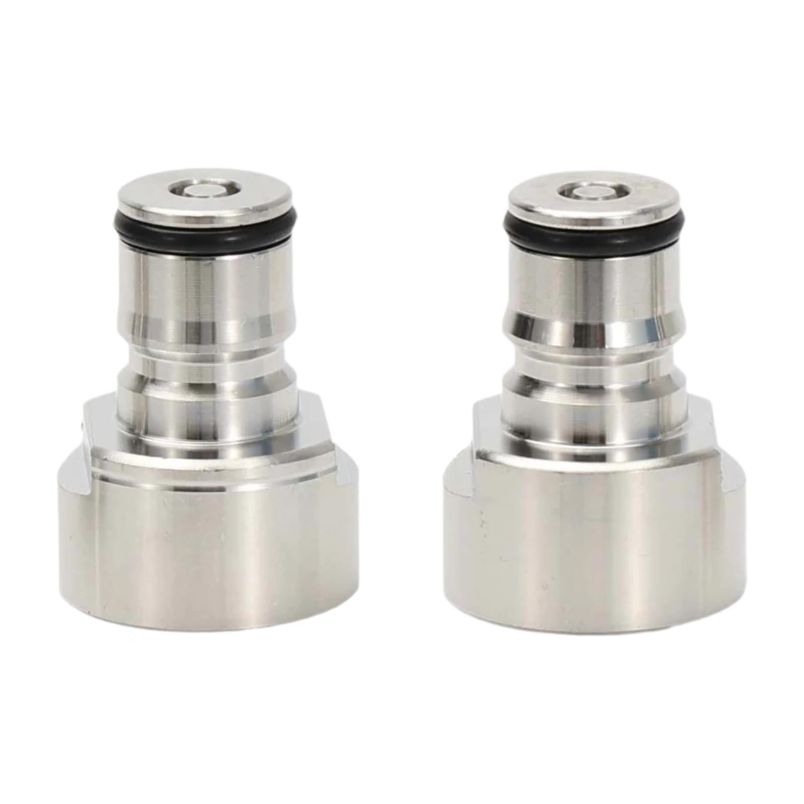 amagogo Ball Lock Keg Coupler Adapter, Quick Disconnect Conversion, Easy to Use, Brewing outlet Inlet