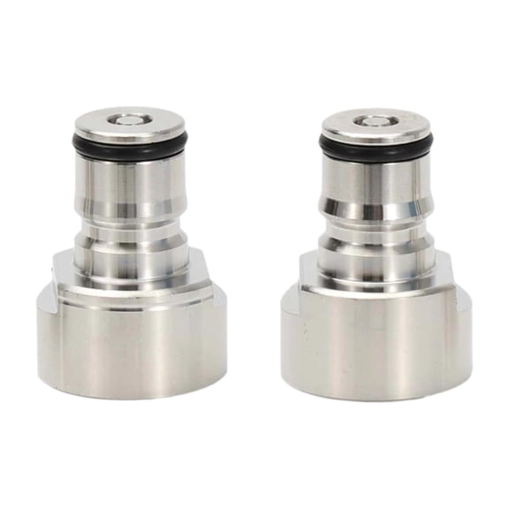 amagogo Ball Lock Keg Coupler Adapter, Quick Disconnect Conversion, Easy to Use, Brewing outlet Inlet