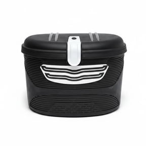 amagogo Bike Basket Utility Box Waterproof Sealed Lid Easy Clean Plastic 25L Capacity for Daily Commuting Errands and Delivery
