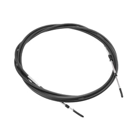 amagogo Boat Throttle Shifted Cable Replacement Accessory Outboard Cable Stainless Steel Black 12ft